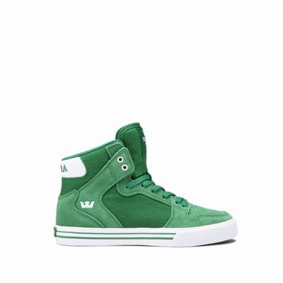 Gyerek Supra VAIDER Magasszárú Cipő HU239846 Zöld/Fehér